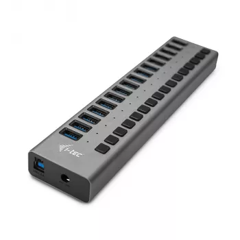 i-tec USB 3.0 Hub φόρτισης 16 θυρών + τροφοδοτικό 90 W