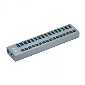 i-tec USB 3.0 Hub φόρτισης 16 θυρών + τροφοδοτικό 90 W