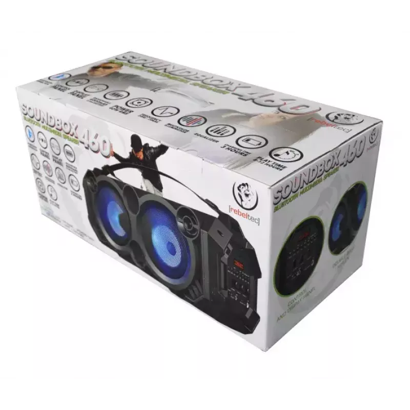 Φορητό ηχείο Bluetooth SoundBox 460, Μαύρο
