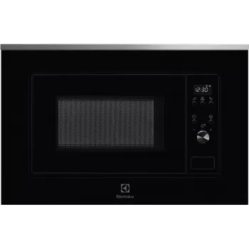 Electrolux LMS2203EMX εντοιχιζόμενος απλός φούρνος μικροκυμάτων, 20 l, 700 W, μαύρο/ανοξείδωτο ατσάλι (59,5×34,7×38,8 cm)