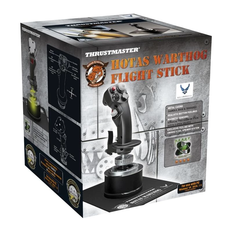Thrustmaster HOTAS Warthog Flight Stick Μαύρο USB 2.0 Joystick PC