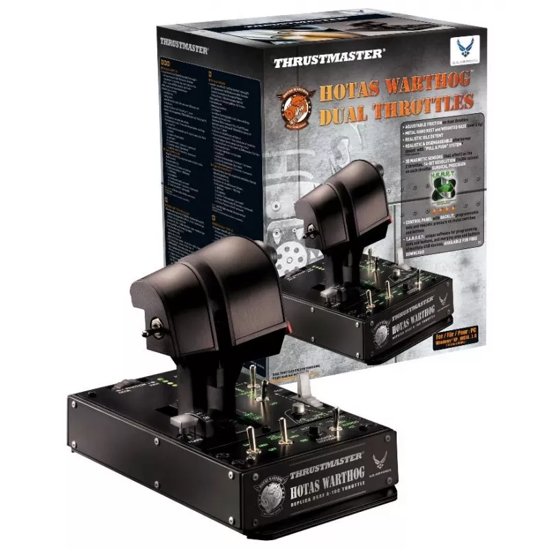 Thrustmaster HOTAS Warthog Dual Throttles Μαύρο USB Flight Sim PC