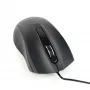 Ενσύρματο αμφίχειρο οπτικό ποντίκι Gembird MUS-3B-01 — USB Type-A, 1000 DPI, 3 κουμπιά, μαύρο