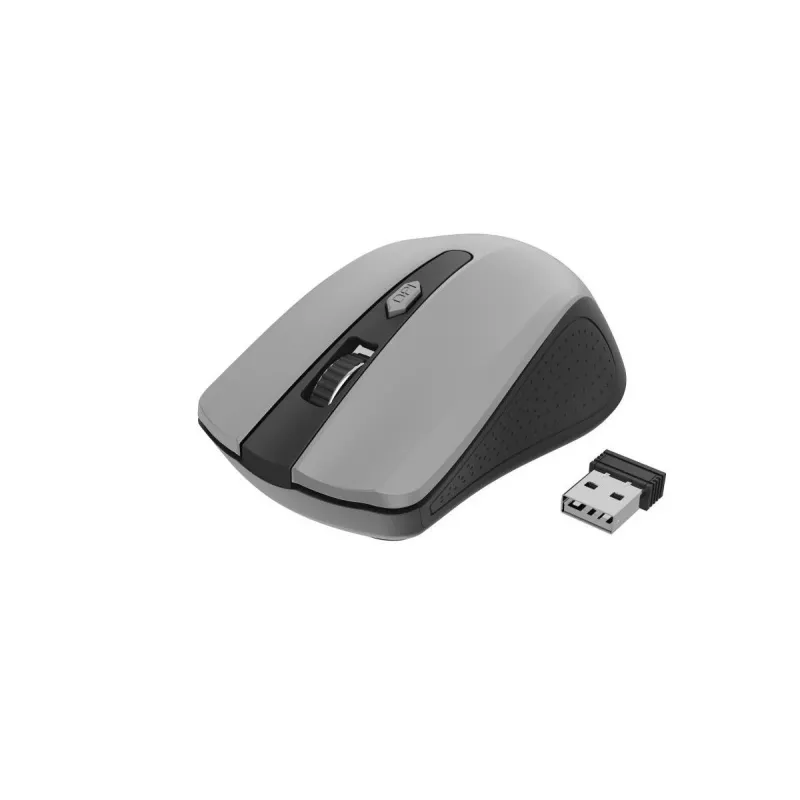 GEMBIRD Ασύρματο οπτικό ποντίκι MUSW-4B-04-BG – 4 κουμπιά Μαύρο/Spacegrau