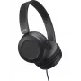 Headset JVC Powerful Sound Ενσύρματο On Ear Μαύρο, Ενσύρματο, 10 - 26000 Hz, Κλήσεις/Μουσική, 140 g, Headset, Μαύρο