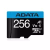 Μνήμη flash MicroSDXC ADATA 256 GB UHS‑I Class 10 V10 (ανάγνωση 100 MB/s, εγγραφή 25 MB/s) με αντάπτορα SD