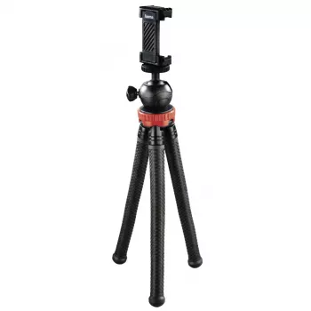 Hama „FlexPro“ Τρίποδο Smartphone/Action-Camera 3 Πόδια Μαύρο, Κόκκινο