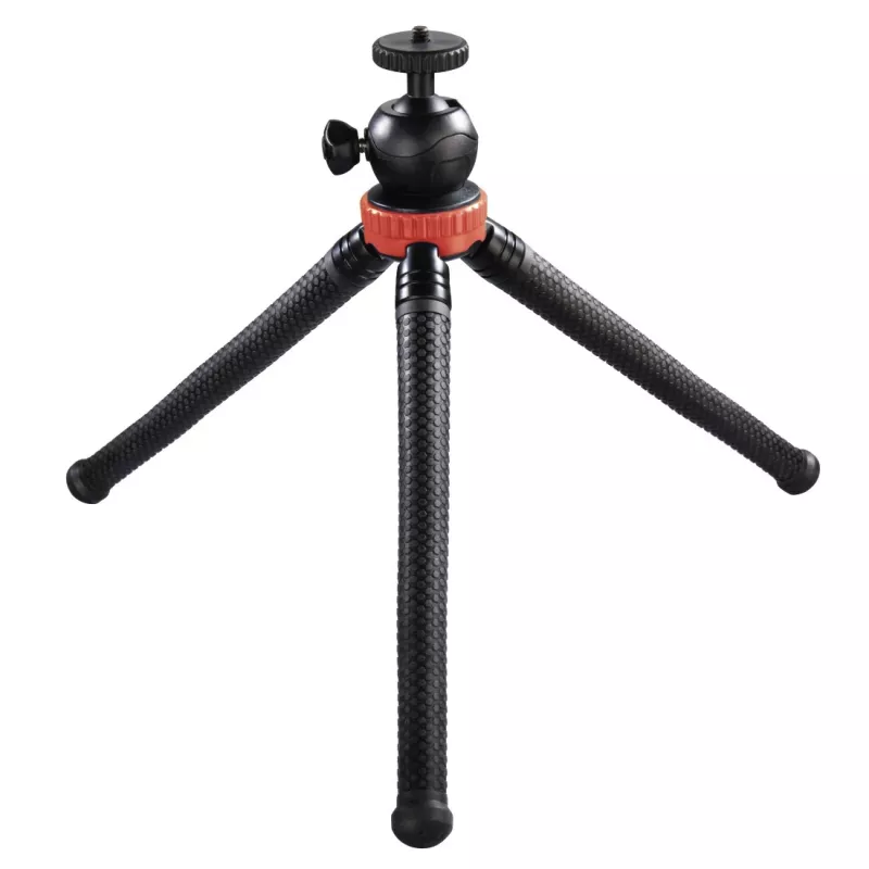 Hama „FlexPro“ Τρίποδο Smartphone/Action-Camera 3 Πόδια Μαύρο, Κόκκινο