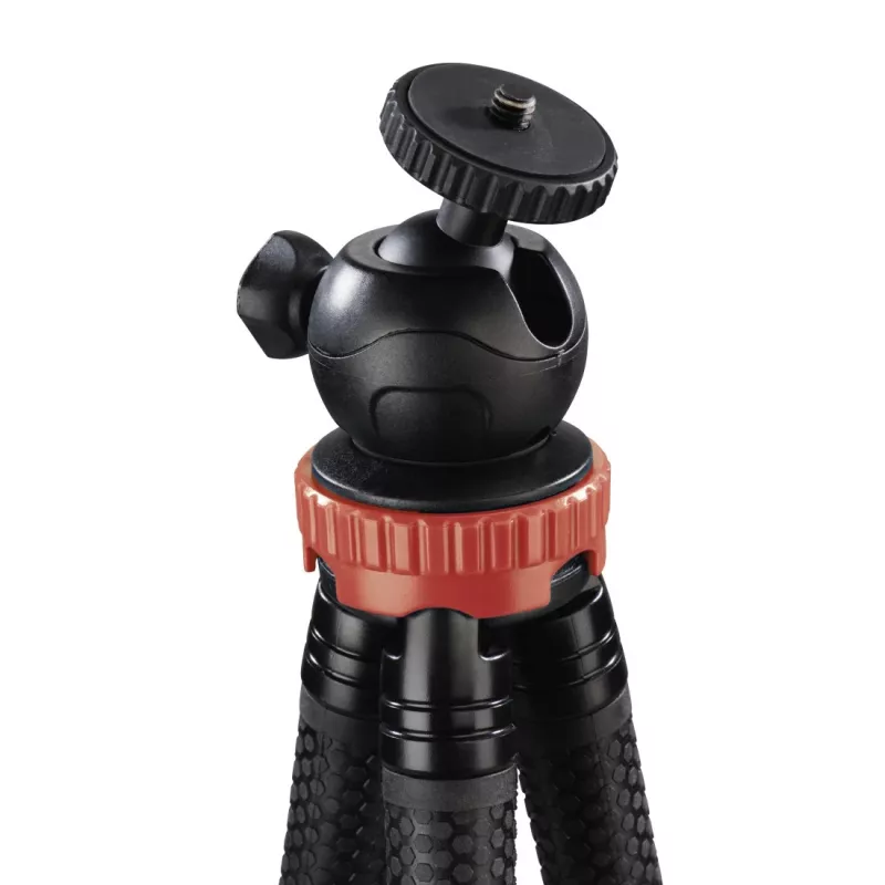 Hama „FlexPro“ Τρίποδο Smartphone/Action-Camera 3 Πόδια Μαύρο, Κόκκινο
