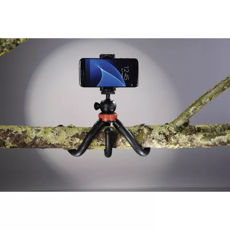 Hama „FlexPro“ Τρίποδο Smartphone/Action-Camera 3 Πόδια Μαύρο, Κόκκινο