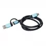 Καλώδιο USB-C σε USB-C με ενσωματωμένο προσαρμογέα USB 3.0 i-tec C31USBCACBL