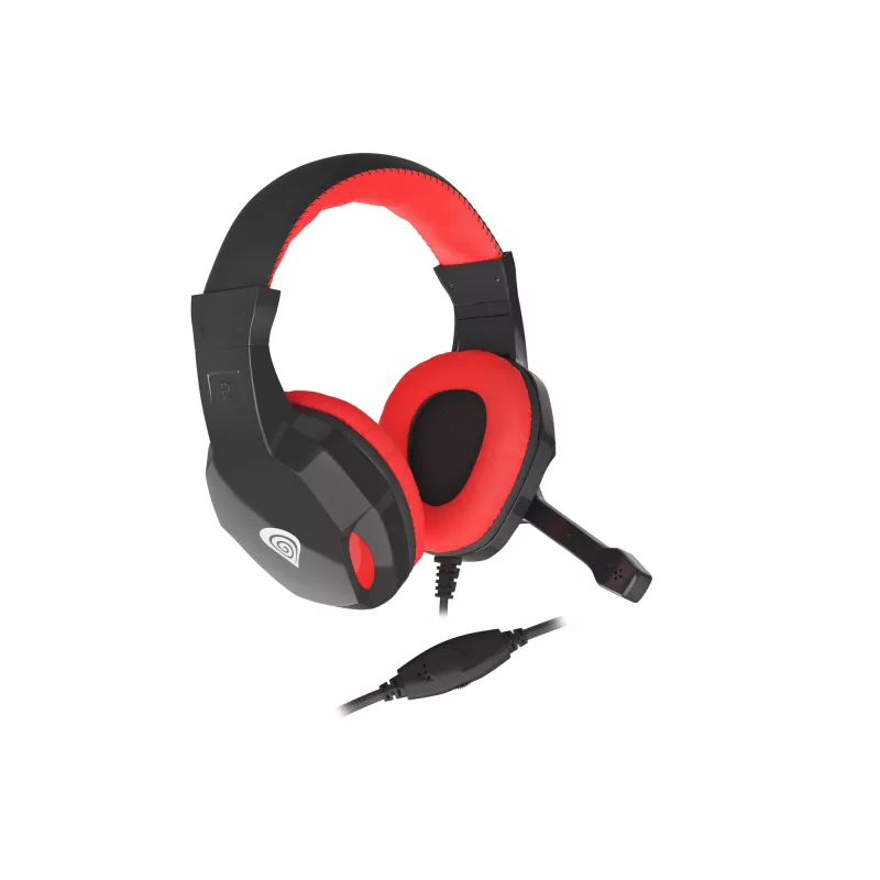 GENESIS Argon 110 ακουστικά ενσύρματα headset head-band gaming μαύρο, κόκκινο
