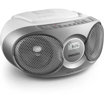 Φορητό στερεοφωνικό σύστημα Philips AZ215S/12 3 W FM ασημί