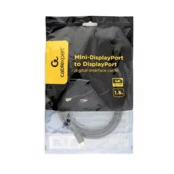 GEMBIRD Ψηφιακό καλώδιο διασύνδεσης Mini DisplayPort σε DisplayPort 2,0m - Μαύρο