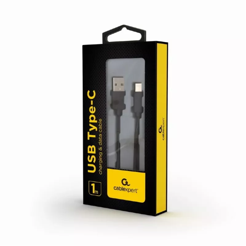 GEMBIRD Καλώδιο φόρτισης και δεδομένων USB-A 2.0 σε Type-C 1 m