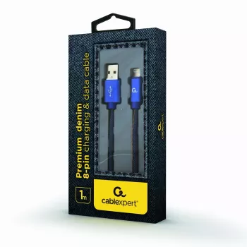 Καλώδιο Lightning Cablexpert CC-USB2J-AMLM-1M-BL