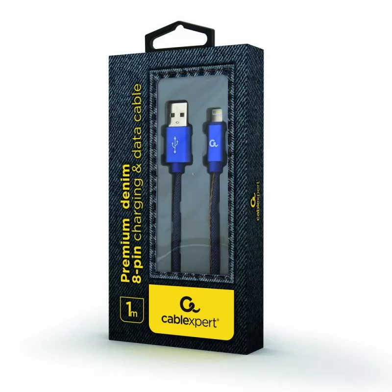Καλώδιο Lightning Cablexpert CC-USB2J-AMLM-1M-BL