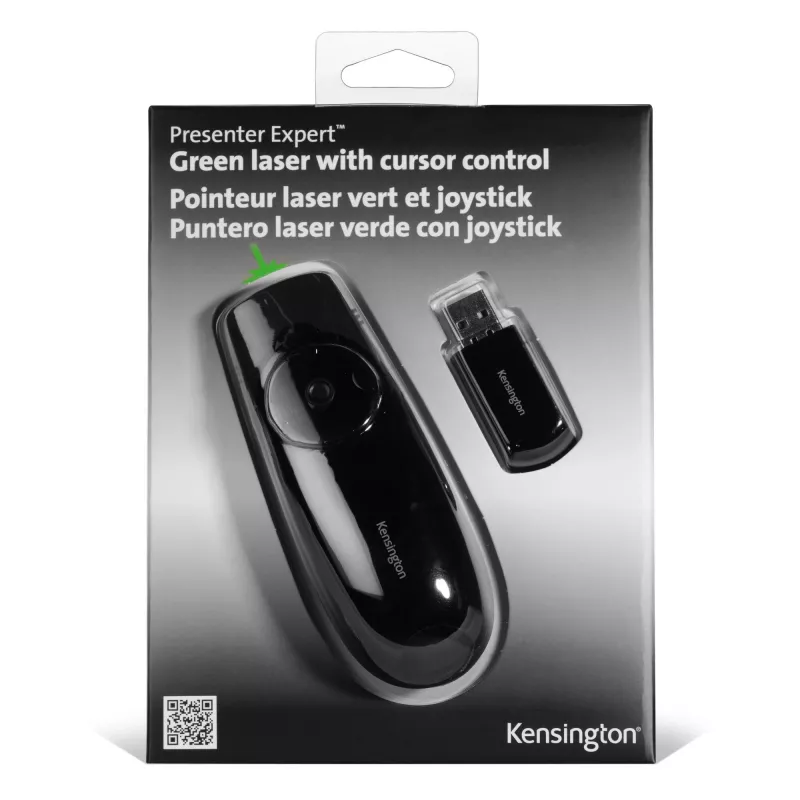 Kensington Presenter Expert – Ασύρματος έλεγχος κέρσορα με πράσινο λέιζερ