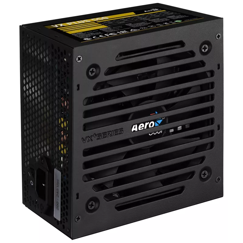 Aerocool VX PLUS 650 Τροφοδοτικό 650 W 20+4 Pin ATX ATX μαύρο