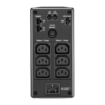 APC Back-UPS PRO BR900MI - 6x C13 έξοδος, USB, 900VA, Line-Interactive, 0,9 kVA, 540 W, ημίτονο, 176 V, 294 V