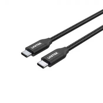 Καλώδιο USB-C σε USB-C Unitek C14059BK – 2 m, 5 A, 20 V, 480 Mbit/s, μαύρο
