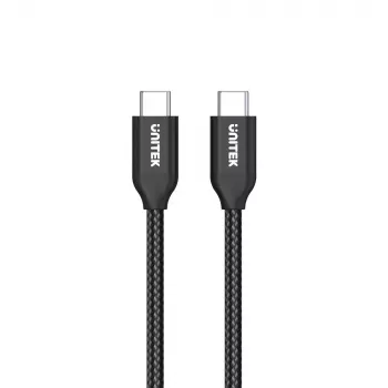 Καλώδιο USB-C σε USB-C Unitek C14059BK – 2 m, 5 A, 20 V, 480 Mbit/s, μαύρο