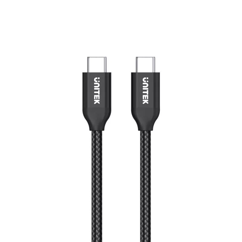 Καλώδιο USB-C σε USB-C Unitek C14059BK – 2 m, 5 A, 20 V, 480 Mbit/s, μαύρο