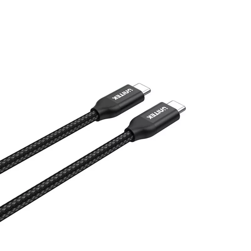 Καλώδιο USB-C σε USB-C Unitek C14059BK – 2 m, 5 A, 20 V, 480 Mbit/s, μαύρο