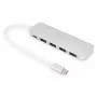 DIGITUS USB-C HUB 4-Port PD 4x USB 3.0, 1x PD Charging, γκρι