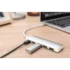 DIGITUS USB-C HUB 4-Port PD 4x USB 3.0, 1x PD Charging, γκρι