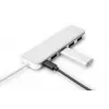 DIGITUS USB-C HUB 4-Port PD 4x USB 3.0, 1x PD Charging, γκρι
