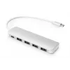 DIGITUS USB-C HUB 4-Port PD 4x USB 3.0, 1x PD Charging, γκρι