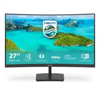 Philips E Line 271E1SCA/00 οθόνη υπολογιστή 68.6 cm (27 ίντσες) 1920 x 1080 Pixel Full HD LCD μαύρο
