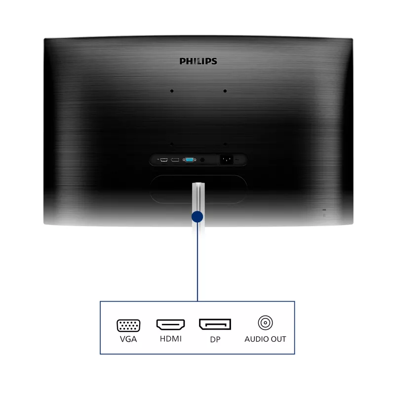 Philips E Line 325E1C/00 οθόνη υπολογιστή 80 cm (31.5 ίντσες) 2560 x 1440 Pixel Quad HD LCD μαύρο