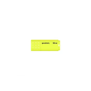 USB stick GOODRAM UME2 32 GB USB Type-A 2.0, ανάγνωση 20 MB/s, εγγραφή 5 MB/s, κίτρινο