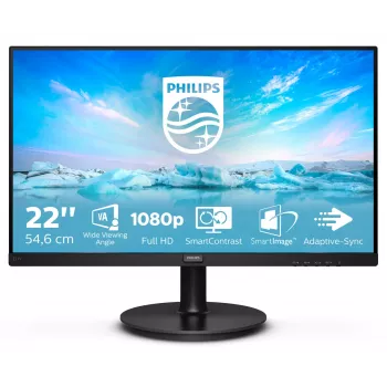 Philips V Line 221V8A/00 Οθόνη υπολογιστή 54,6 cm (21,5 inch) 1920 x 1080 Pixel Full HD LED Μαύρη