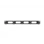 Πάνελ διαχείρισης καλωδίων LANBERG AK-1205-B, 1U Μεταλλικό, πλάτος 19 inch (482,6 mm), βάθος 80 mm, μαύρο