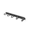 Λωρίδα με βούρτσες LANBERG AK-1203-B — 19 inch 1U Μεταλλικός οργανωτής καλωδίων, μαύρο