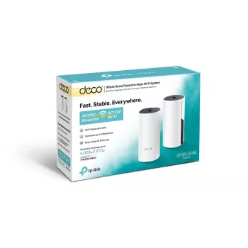 TP-Link AC1200 + AV1000 Whole Home Hybrid Mesh Wi-Fi System, συσκευασία 2 τεμ.