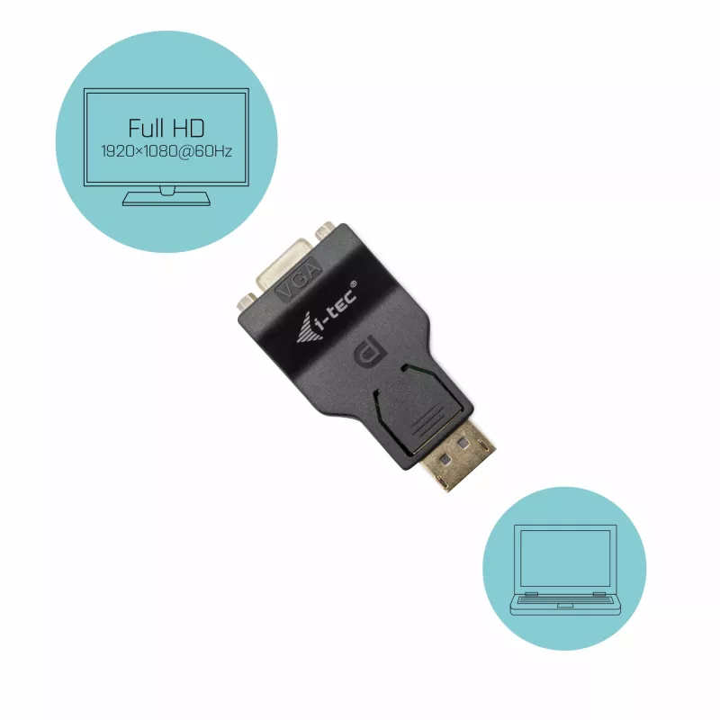 Αντάπτορας DisplayPort σε VGA i-tec DP2VGAADA