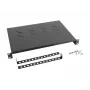 Σταθερό ράφι LANBERG - 19in 1u/483x300mm Μέγιστο φορτίο έως 25kg Μαύρο