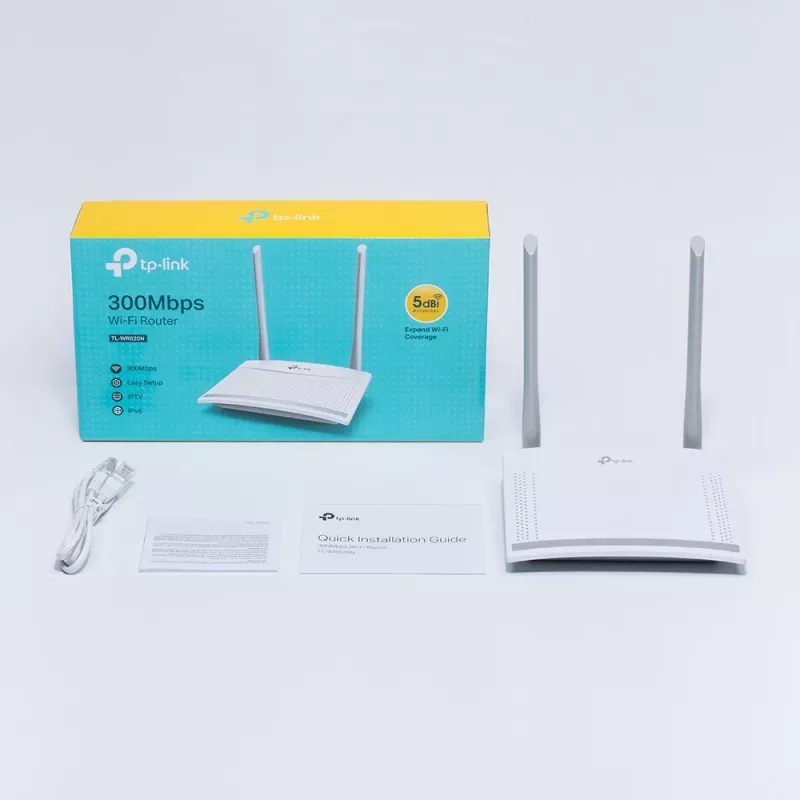 TP-Link TL-WR820N Ασύρματος router Fast Ethernet Μονής ζώνης (2,4 GHz) Λευκό