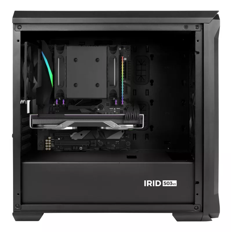 GENESIS Irid 503 Micro Tower Μαύρο