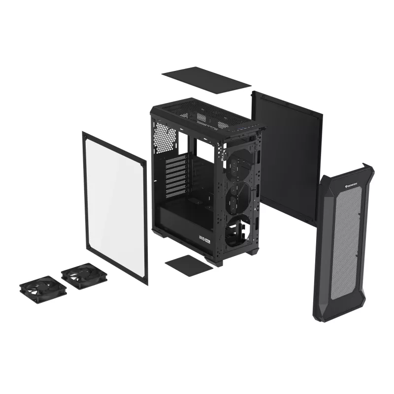 GENESIS Irid 505 Midi Tower Μαύρο