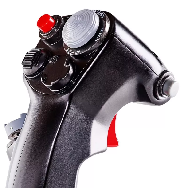 Thrustmaster 2960848 Χειριστήριο gaming Μαύρο, Κόκκινο, Λευκό Προσομοιωτής πτήσης Αναλογικό PC