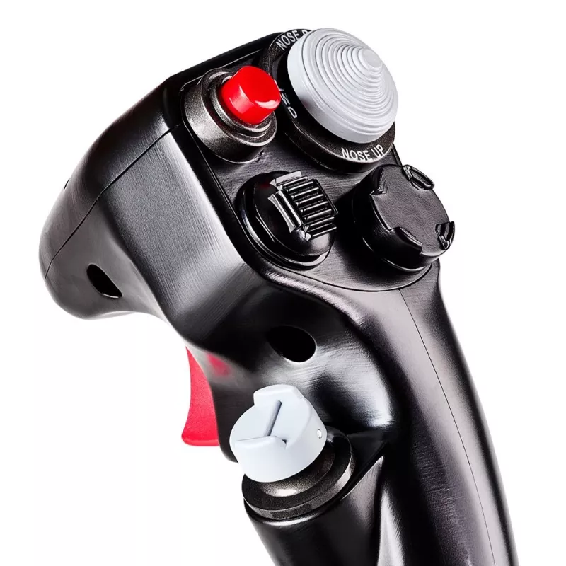 Thrustmaster 2960848 Χειριστήριο gaming Μαύρο, Κόκκινο, Λευκό Προσομοιωτής πτήσης Αναλογικό PC