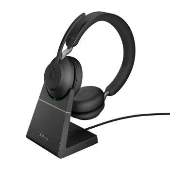 Jabra Evolve2 65 USB-C Black UC Βάση φόρτισης Στερεοφωνικά
