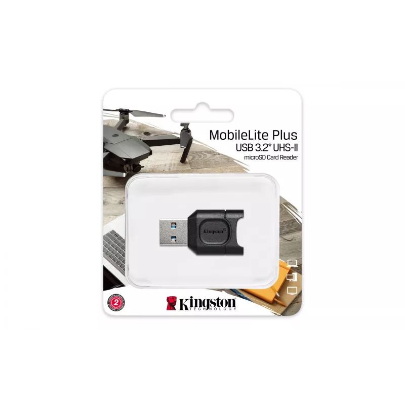 Kingston Technology MobileLite Plus αναγνώστης καρτών USB 3.2 Gen 1 (3.1 Gen 1) Type-A μαύρο