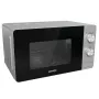 Φούρνος μικροκυμάτων Gorenje MO20E1S — 20 l, 800 W, περιστροφικός διακόπτης, δίσκος 270 mm, ανοξείδωτο χάλυβα/μαύρο