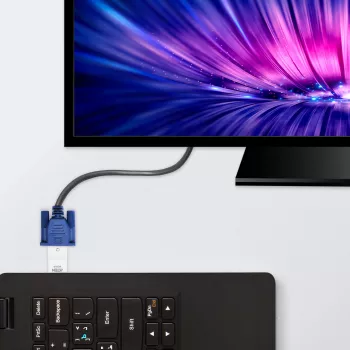 ATEN Μετατροπέας HDMI σε VGA, λευκό, πλαστικό, 1920 x 1200 Pixel, 1080p, HDMI, VGA